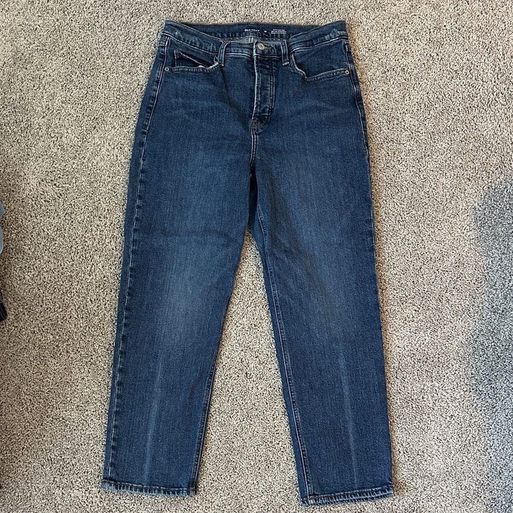 Old Navy Dark Blue Straight Jeans